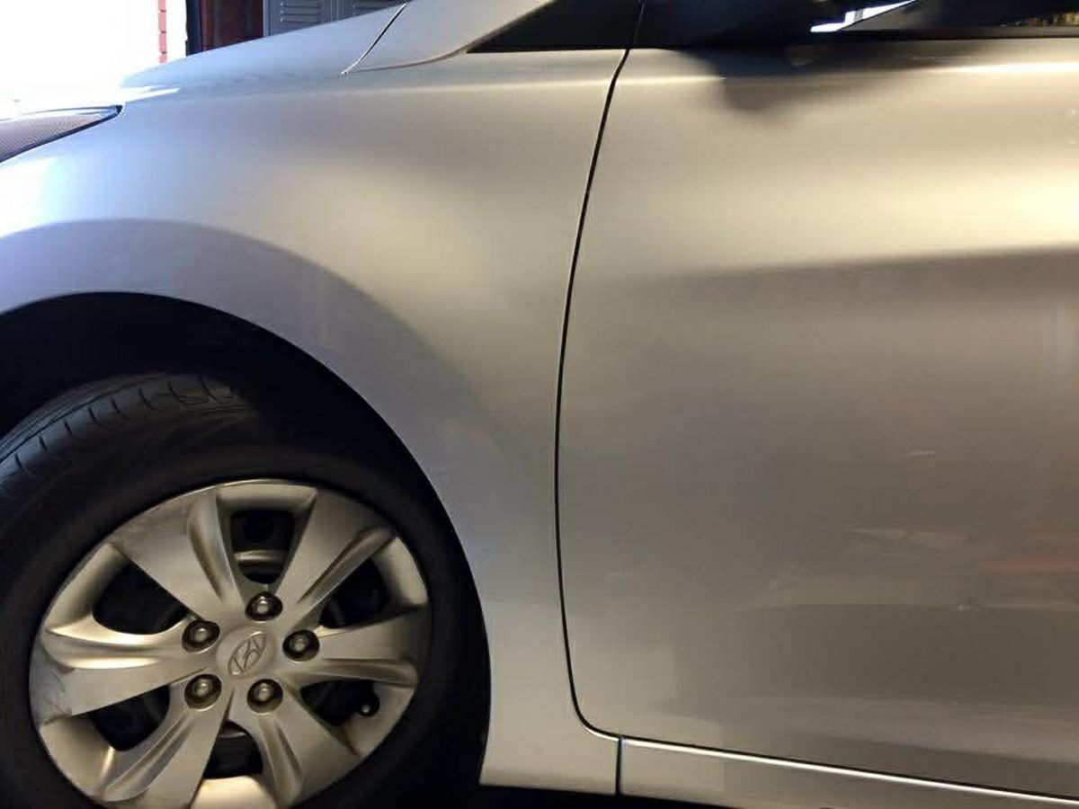 Panel crease after PDR repair Hobart Tasmania