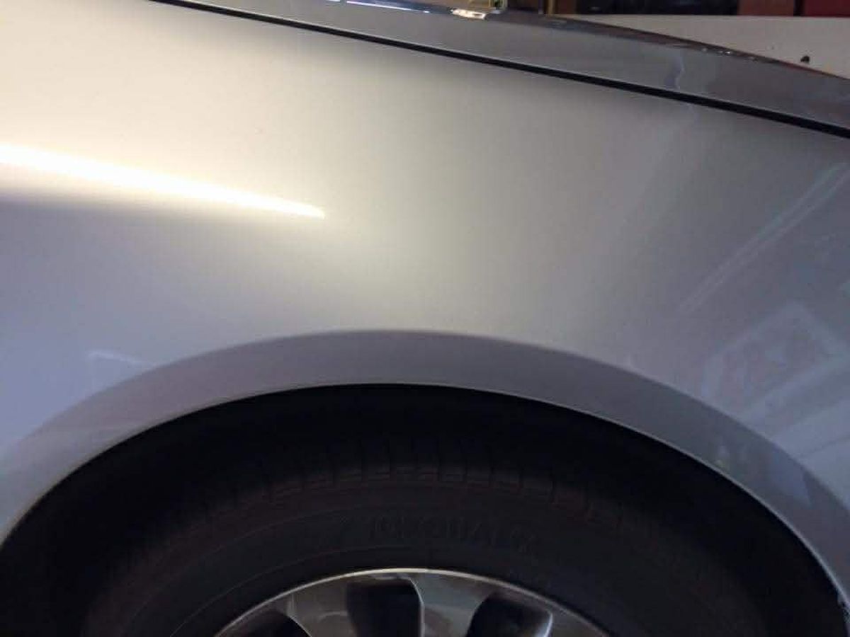 Panel crease after PDR repair Hobart Tasmania